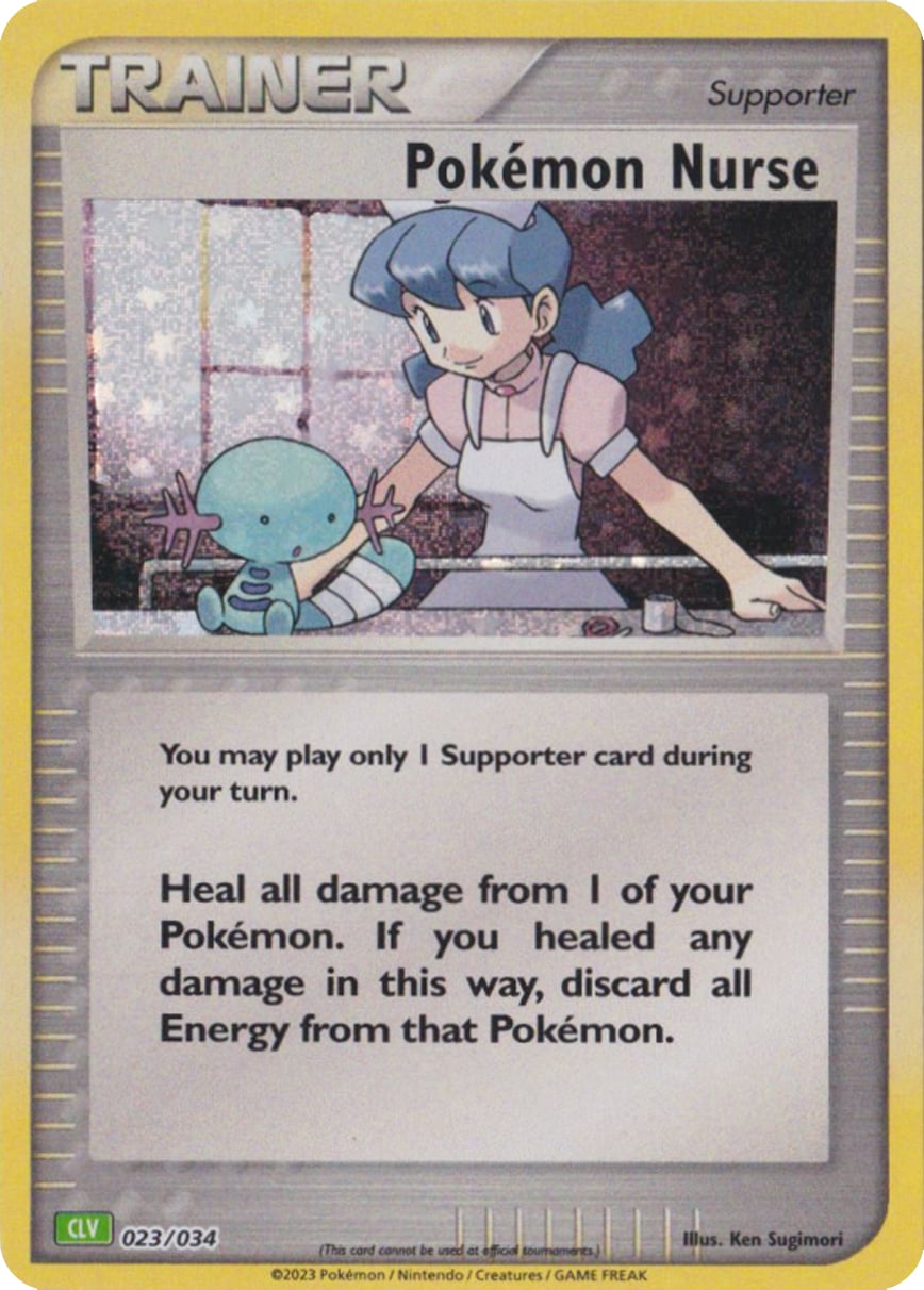 Pokémon Nurse - Pokémon TCG Classic: Venusaur & Lugia ex Deck 023/034 [ Inglese ]