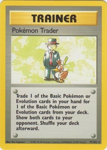 Scambio di Pokémon - Set Base 77/102 [ Italiano / Inglese ]