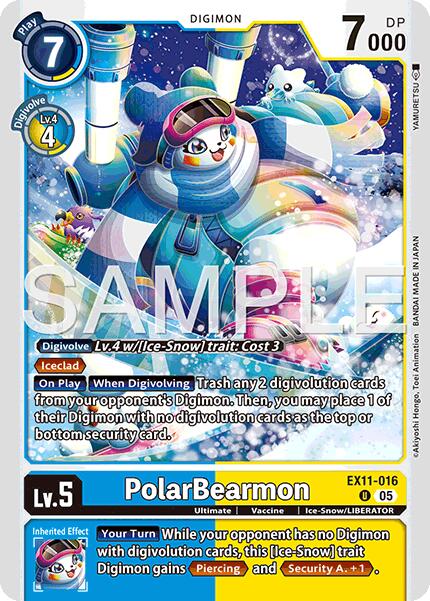 PolarBearmon EX11-016 [ Inglese / Giapponese ]