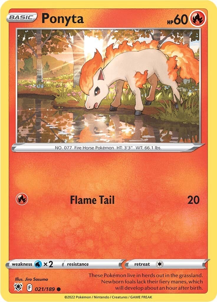 Ponyta - Lucentezza Siderale 021/189 [ Italiano / Inglese ]
