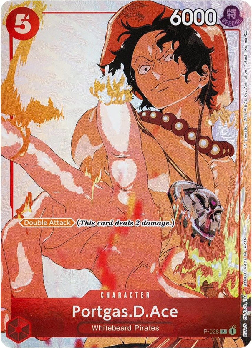 Portgas. D. Ace P-028 [ Inglese / Giapponese / Francese / Cinese Semplificato ]