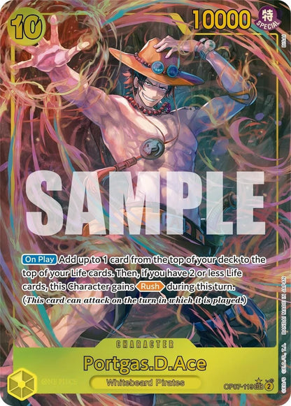 Portgas D Ace OP07-119 [ Inglese / Giapponese / Francese / Cinese Semplificato ]