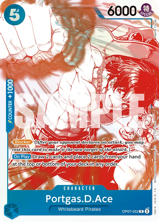 Portgas D Ace OP07-053 [ Inglese / Giapponese / Francese / Cinese Semplificato ]