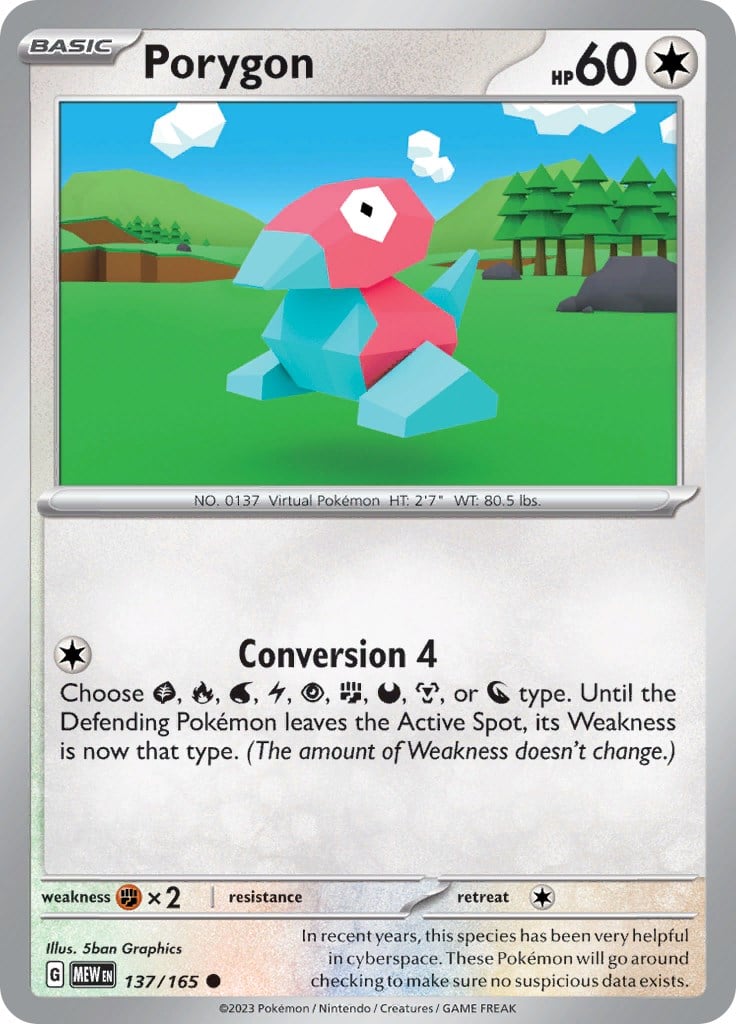 Porygon - 151 137/165 [ Italiano / Inglese ]