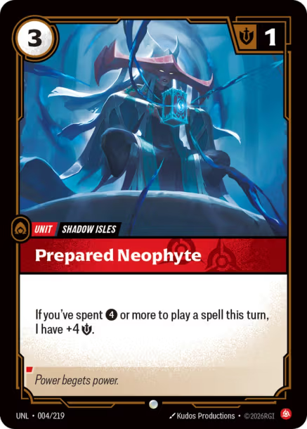Prepared Neophyte (Common) [ Inglese / Cinese Semplificato ]