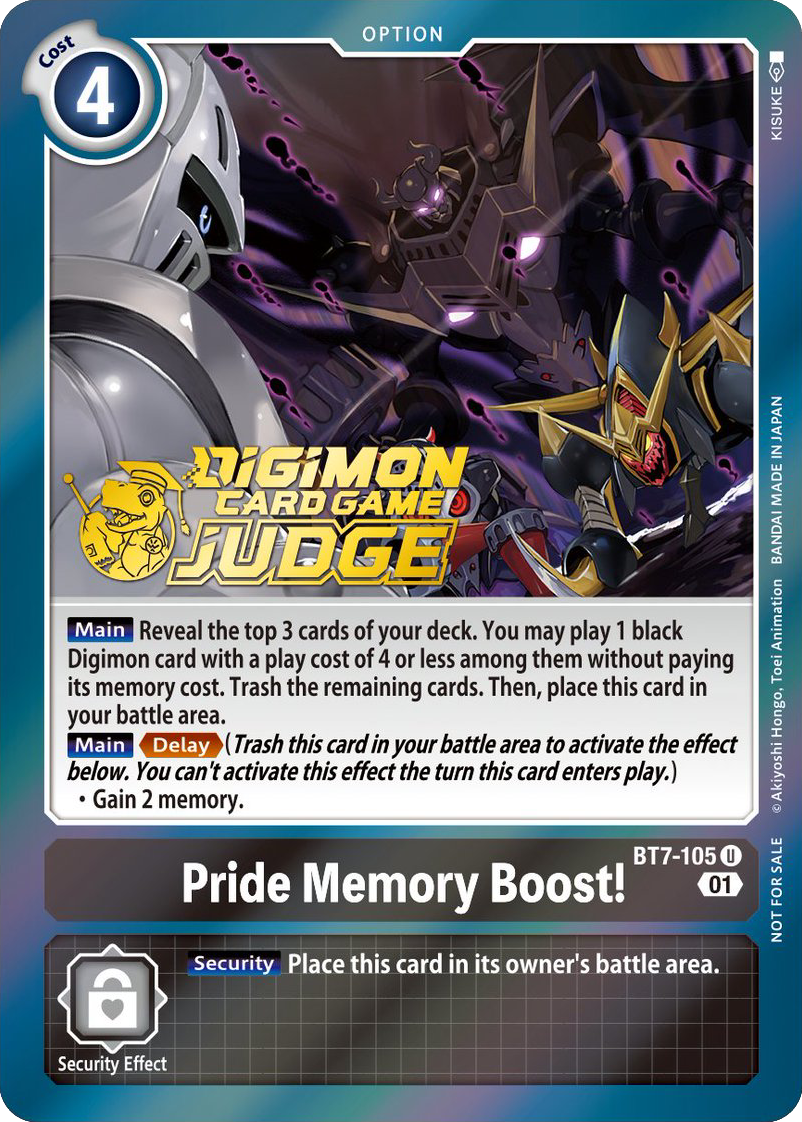 Pride Memory Boost! BT7-105 [ Inglese / Giapponese ]