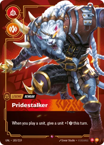 Rengar - Pridestalker [ Inglese / Cinese Semplificato ]