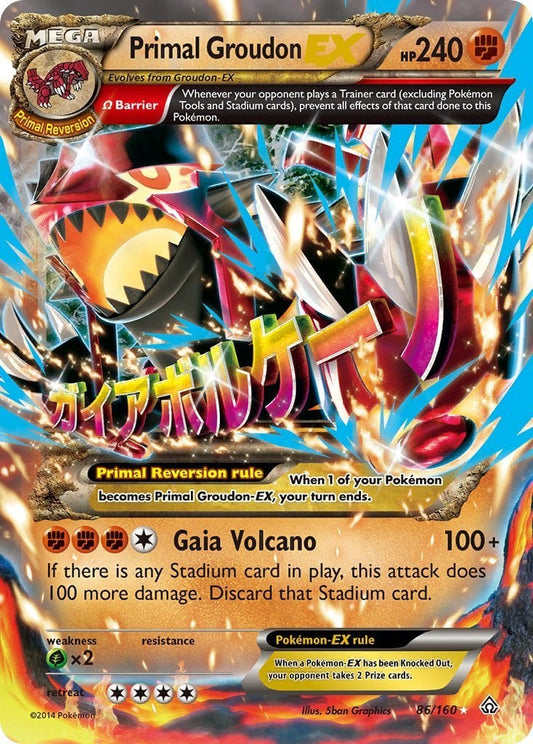 Archeo Groudon EX - Scontro Primordiale 86/160 [ Italiano / Inglese ]