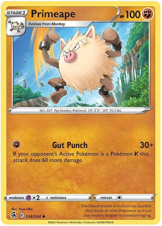 Primeape - Colpo Fusione 134/264 [ Italiano / Inglese ]