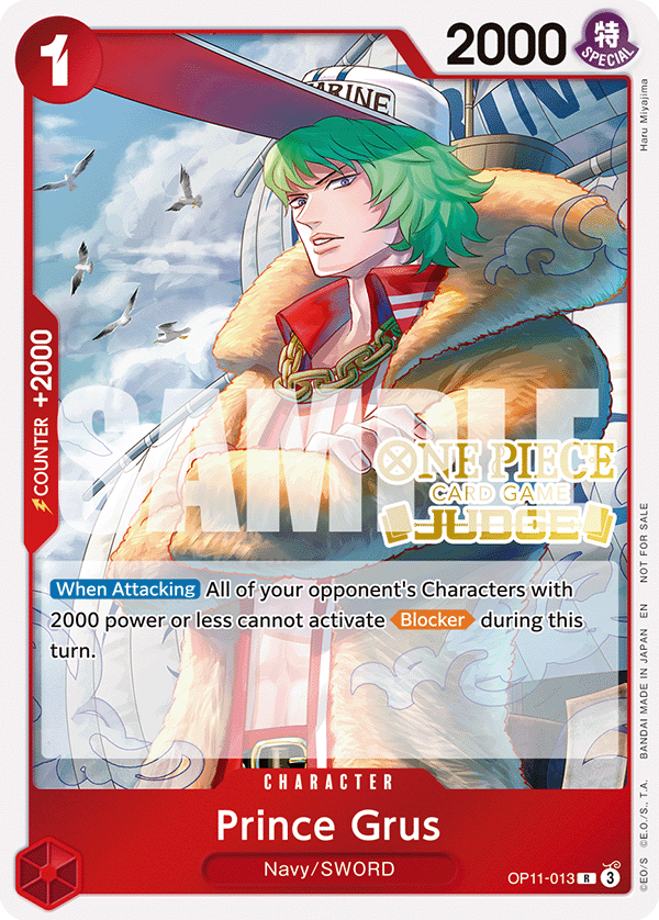 Prince Grus OP11-013 [ Inglese / Giapponese / Francese / Cinese Semplificato ]