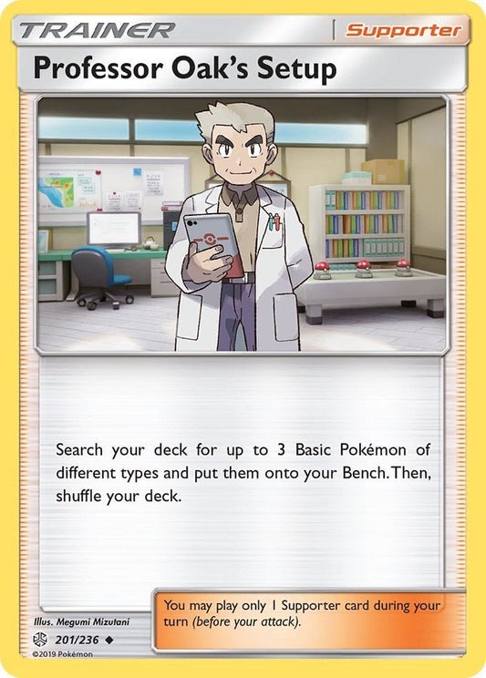 Allestimento del Professor Oak - Eclissi Cosmica 201/236 [ Italiano / Inglese ]