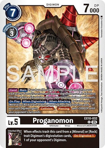 Proganomon EX10-032 [ Inglese / Giapponese ]