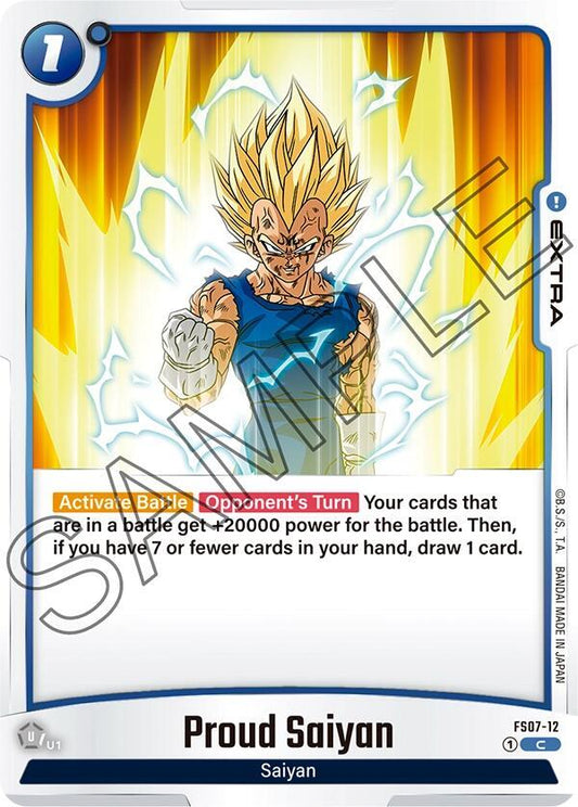 Proud Saiyan FS07-12 [ Inglese / Giapponese ]