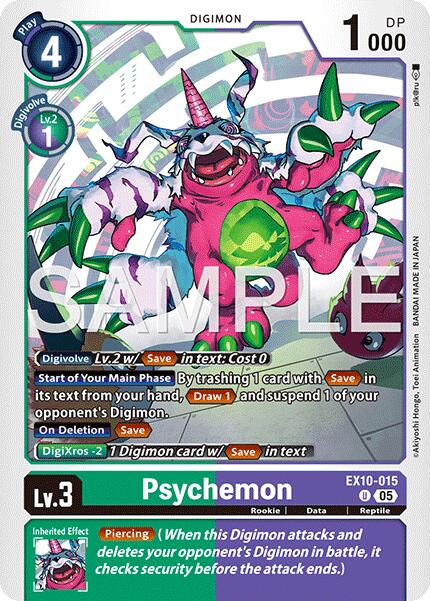 Psychemon EX10-015 [ Inglese / Giapponese ]