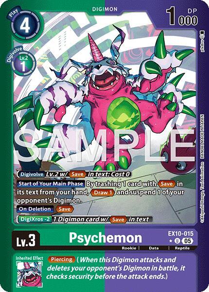 Psychemon EX10-015 [ Inglese / Giapponese ]