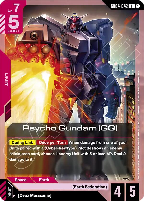 Psycho Gundam GD04-042 [ Inglese / Giapponese ]