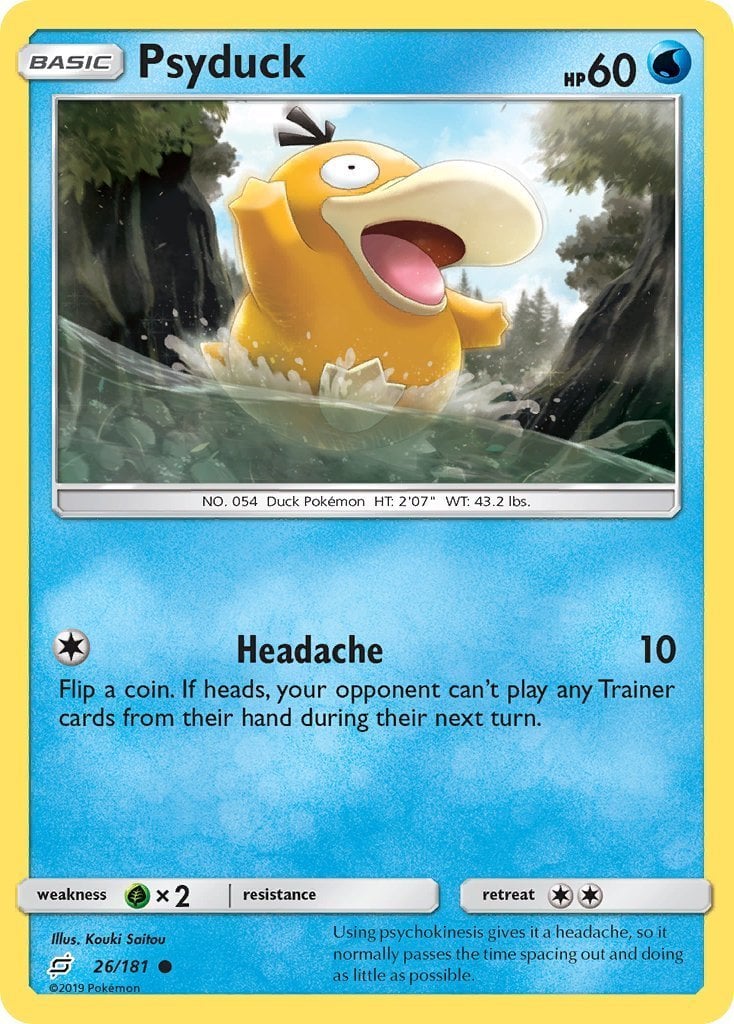 Psyduck - Gioco di Squadra 26/181 [ Italiano / Inglese ]