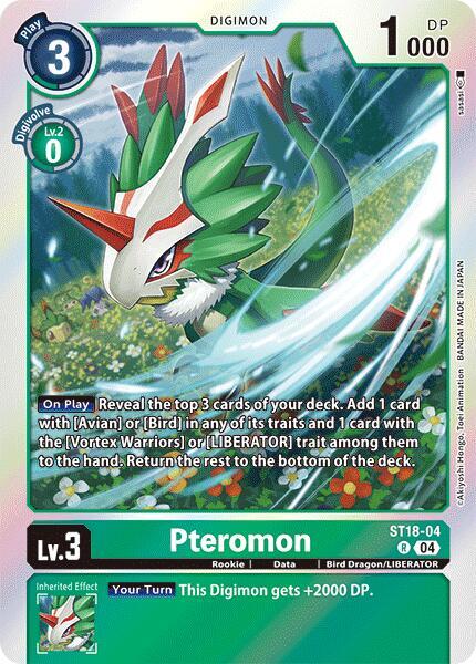 Pteromon ST18-04 [ Inglese / Giapponese ]