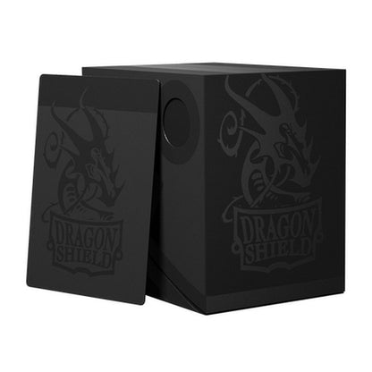 Dragon Shield Double Shell Porta Mazzo Shadow Black / Black - 150+ Carte TCG