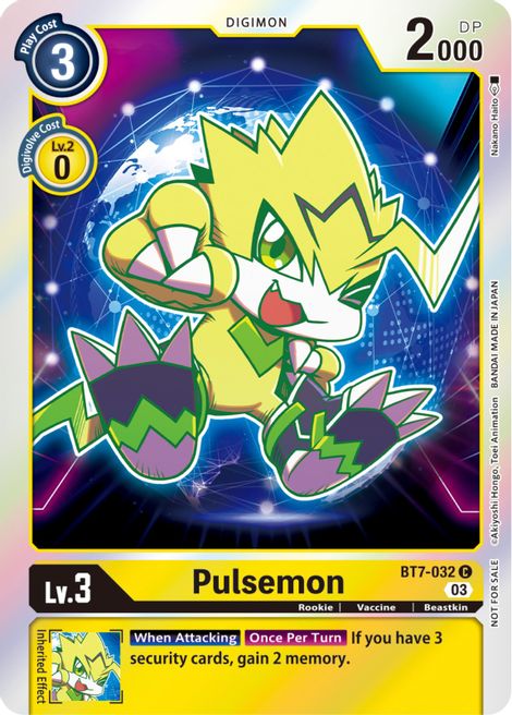 Pulsemon BT7-032 [ Inglese / Giapponese ]