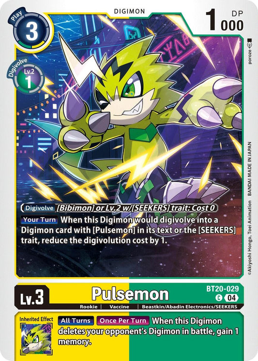 Pulsemon BT20-029 [ Inglese / Giapponese ]