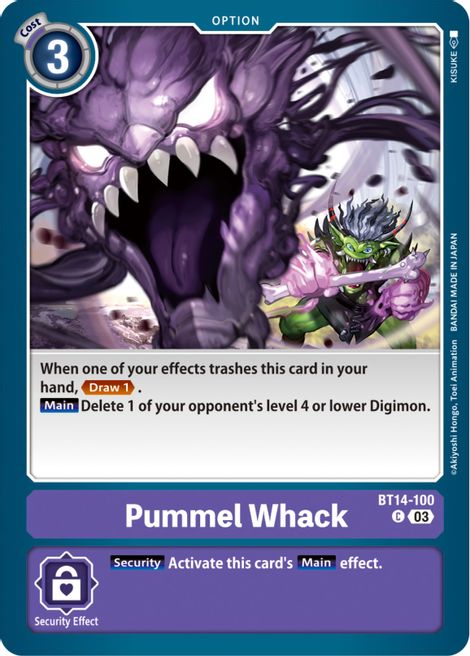 Pummel Whack BT14-100 [ Inglese / Giapponese ]