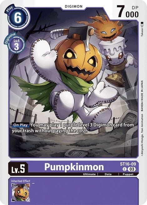 Pumpkinmon ST16-09 [ Inglese / Giapponese ]