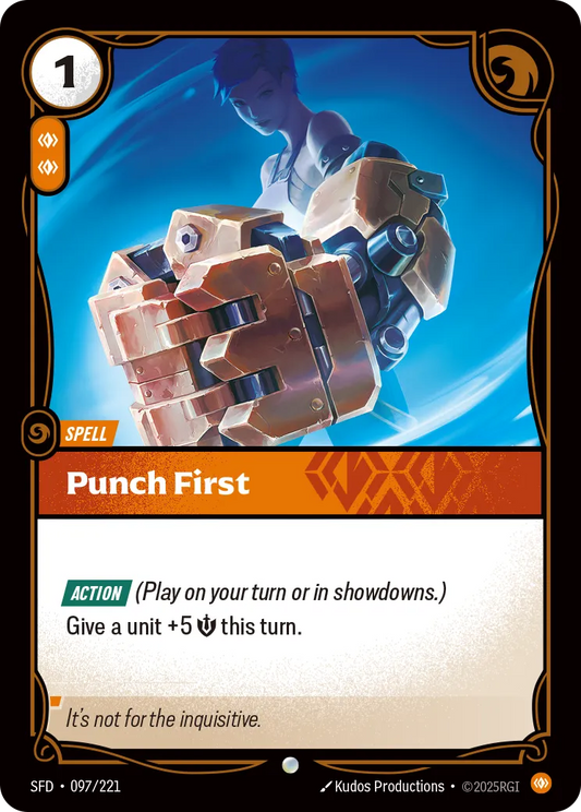 Punch First [ Inglese / Giapponese / Cinese Semplificato ]