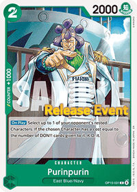 PROMO - (Pre-Release Stamp) - OP-15: Adventure on Kami’s Is.