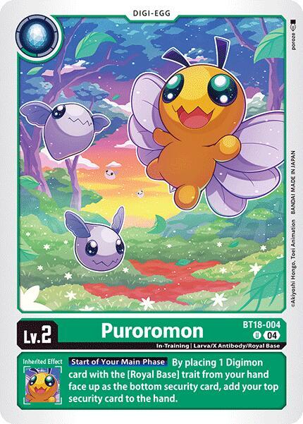 Puroromon BT18-004 [ Inglese / Giapponese ]