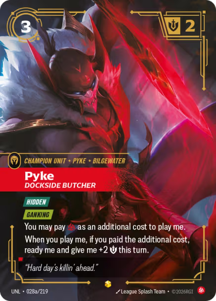 Pyke - Dockside Butcher (EPIC) [ Inglese / Cinese Semplificato ]