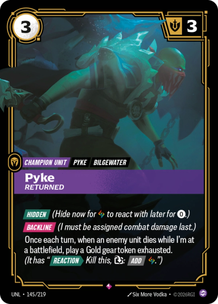 Pyke - Returned (RARE) [ Inglese / Cinese Semplificato ]
