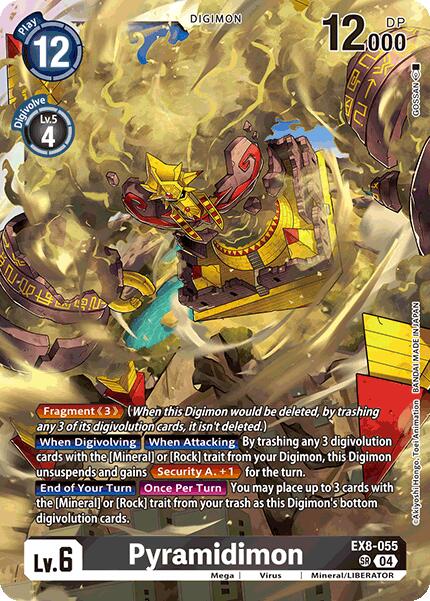 Pyramidimon EX8-055 [ Inglese / Giapponese ]