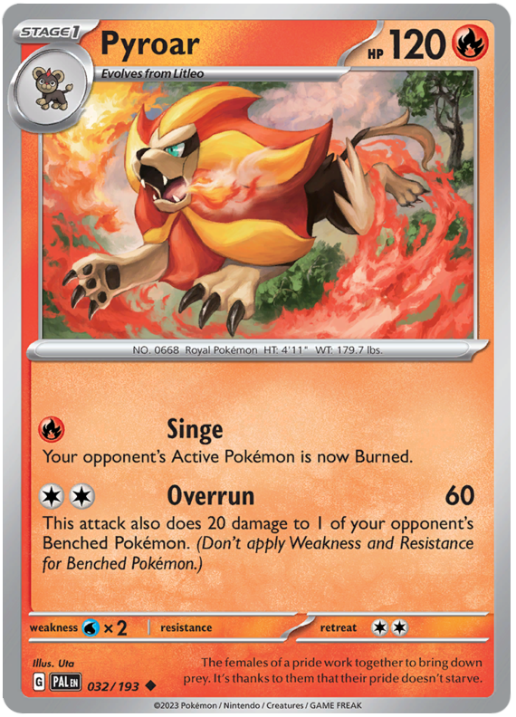 Pyroar - Evoluzioni a Paldea 032/193 [ Italiano ]