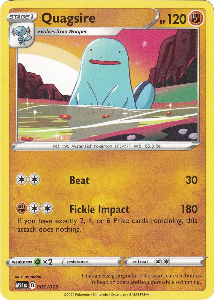 Quagsire - McDonald's Dragon Discovery 007/015 [ Inglese ]