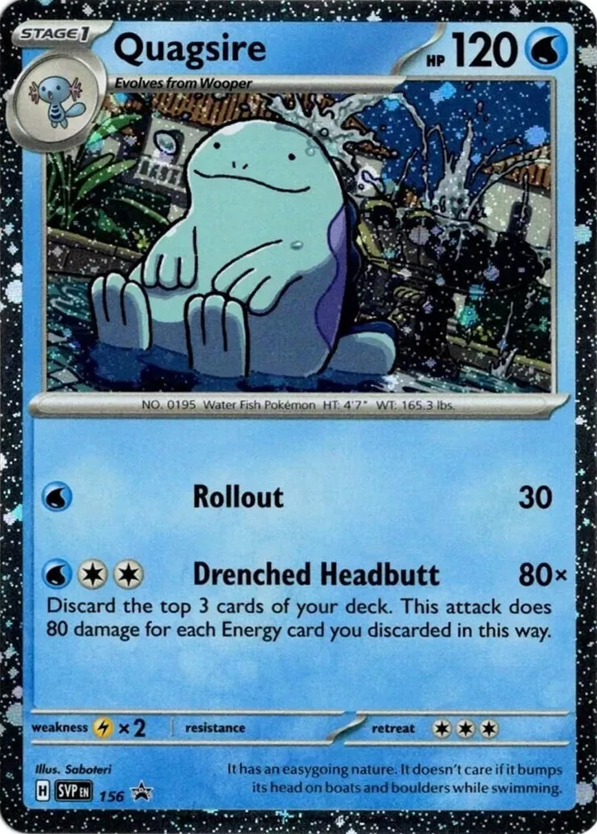 Quagsire - SVP Black Star Promos SVP 156 [ Italiano ]