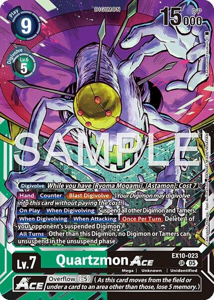 Quartzmon Ace EX10-023 [ Inglese / Giapponese ]