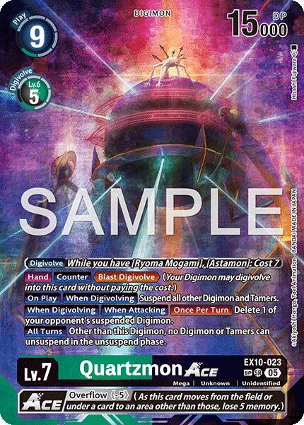Quartzmon Ace EX10-023 [ Inglese / Giapponese ]