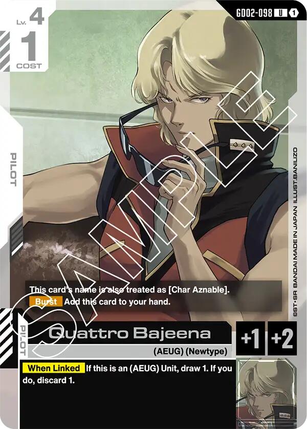 Quattro Bajeena GD02-098 [ Inglese / Giapponese ]