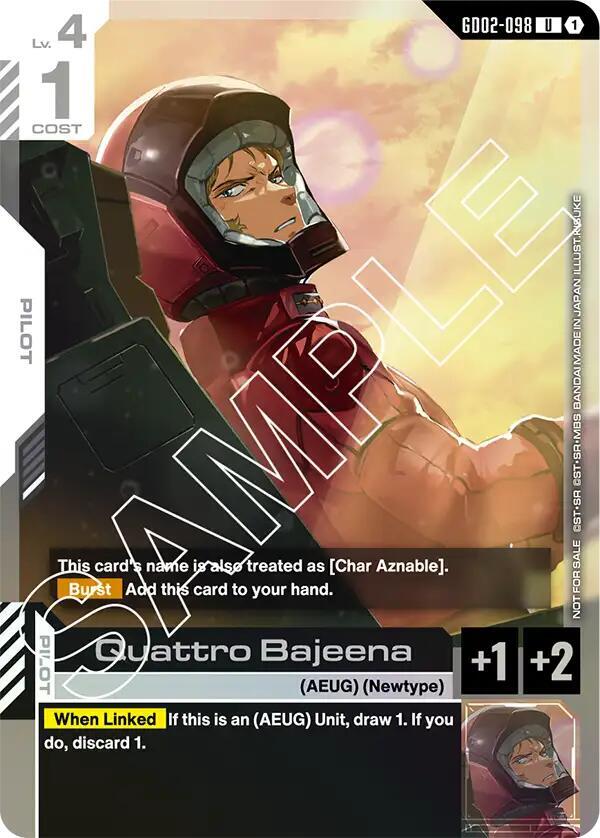 Quattro Bajeena GD02-098 [ Inglese / Giapponese ]