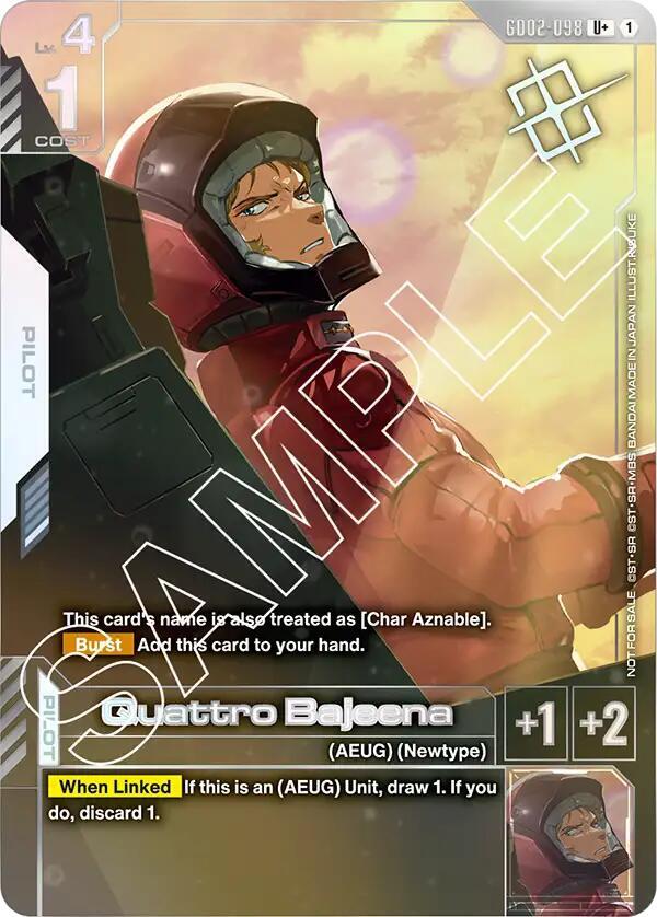 Quattro Bajeena GD02-098 [ Inglese / Giapponese ]