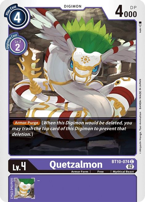 Quetzalmon BT10-074 [ Inglese / Giapponese ]