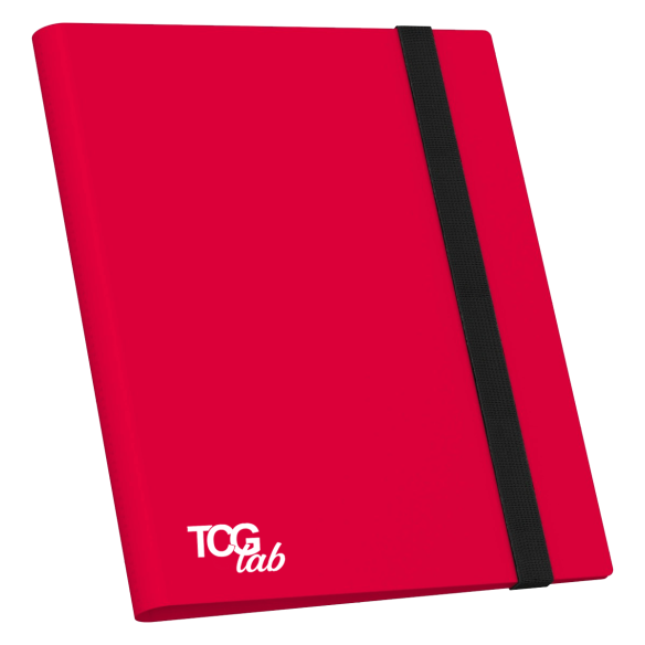Raccoglitore 9 Tasche 360 Carte Rosso TcgLab - Album Porta Carte TCG ITA