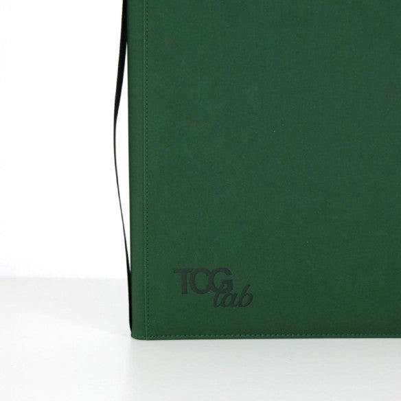 TCG LAB Zip Binder XL 12-Pocket Forest Green con Zip Gialla – Raccoglitore Extra Large (624 Slot)