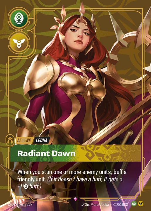 Leona - Radiant Dawn (Holographicmetallegendbest‑Ofprizing) [ Inglese / Cinese Semplificato ]