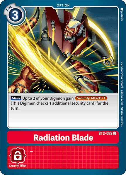 Radiation Blade BT2-092 [ Inglese / Giapponese ]