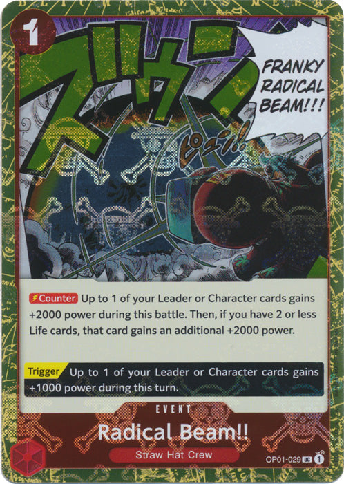 Radical Beam!! OP01-029 [ Inglese / Giapponese / Francese / Cinese Semplificato ]