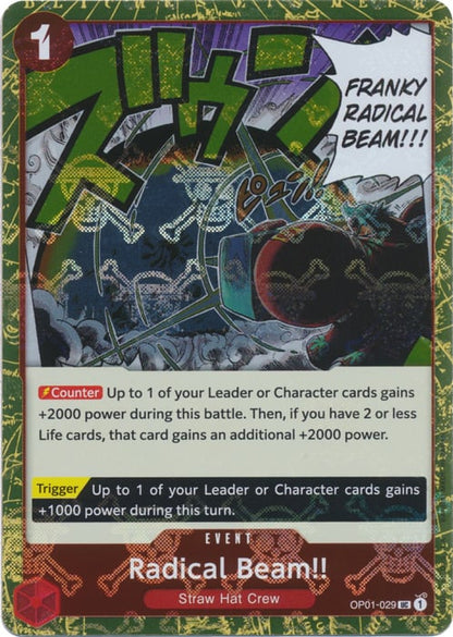 Radical Beam!! OP01-029 [ Inglese / Giapponese / Francese / Cinese Semplificato ]