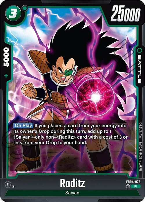 Raditz FB04-072 [ Inglese / Giapponese ]