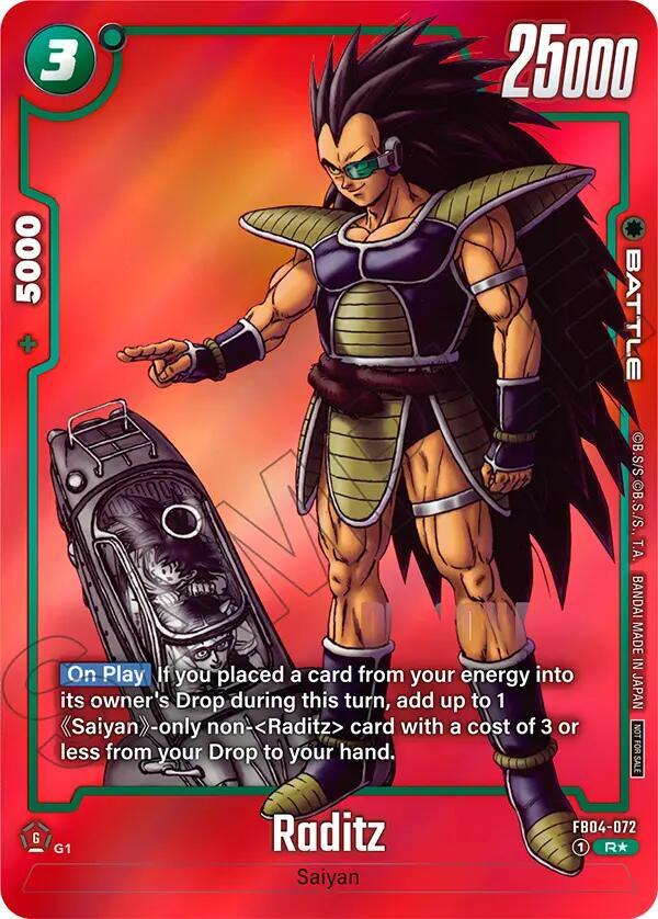Raditz FB04-072 [ Inglese / Giapponese ]